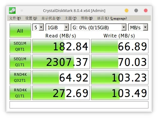 测试结果仅供参考